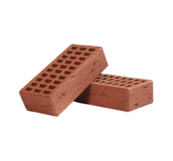 Кирпич лицевой «Бордо» фактурный «Руст»