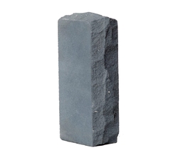 Камень силикатный рустированный облицовочный гладкий серый